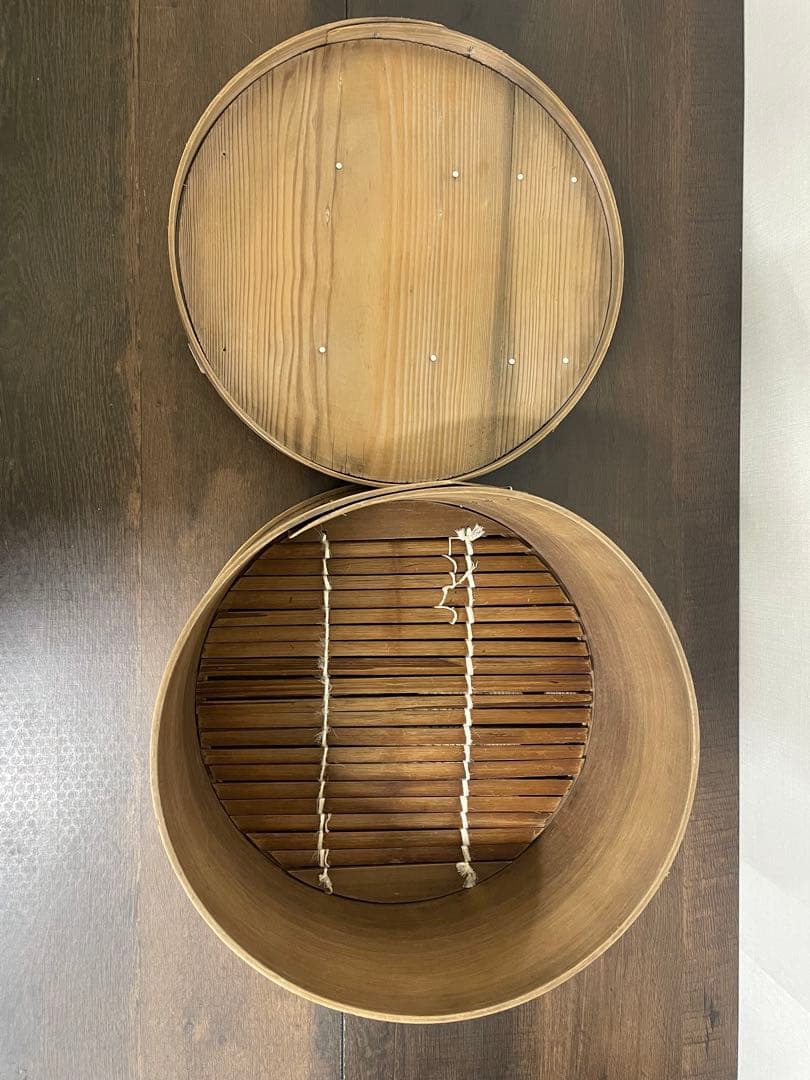 【12月限定】餅つき 蒸し器 和せいろ3段羽釜セット 木製昭和レトロお正月古民家