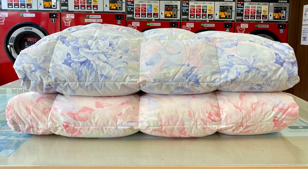 2*2様 【丸八真綿】　肌掛け羽毛布団　シングルサイズ２枚　羽毛布団ペア