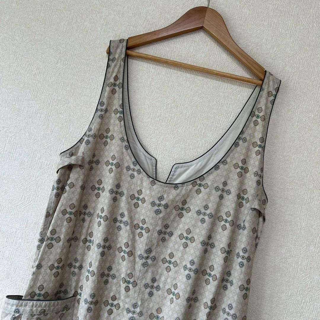 JUN MIKAMI 23SS ノースリーブプリントワンピース ベージュ