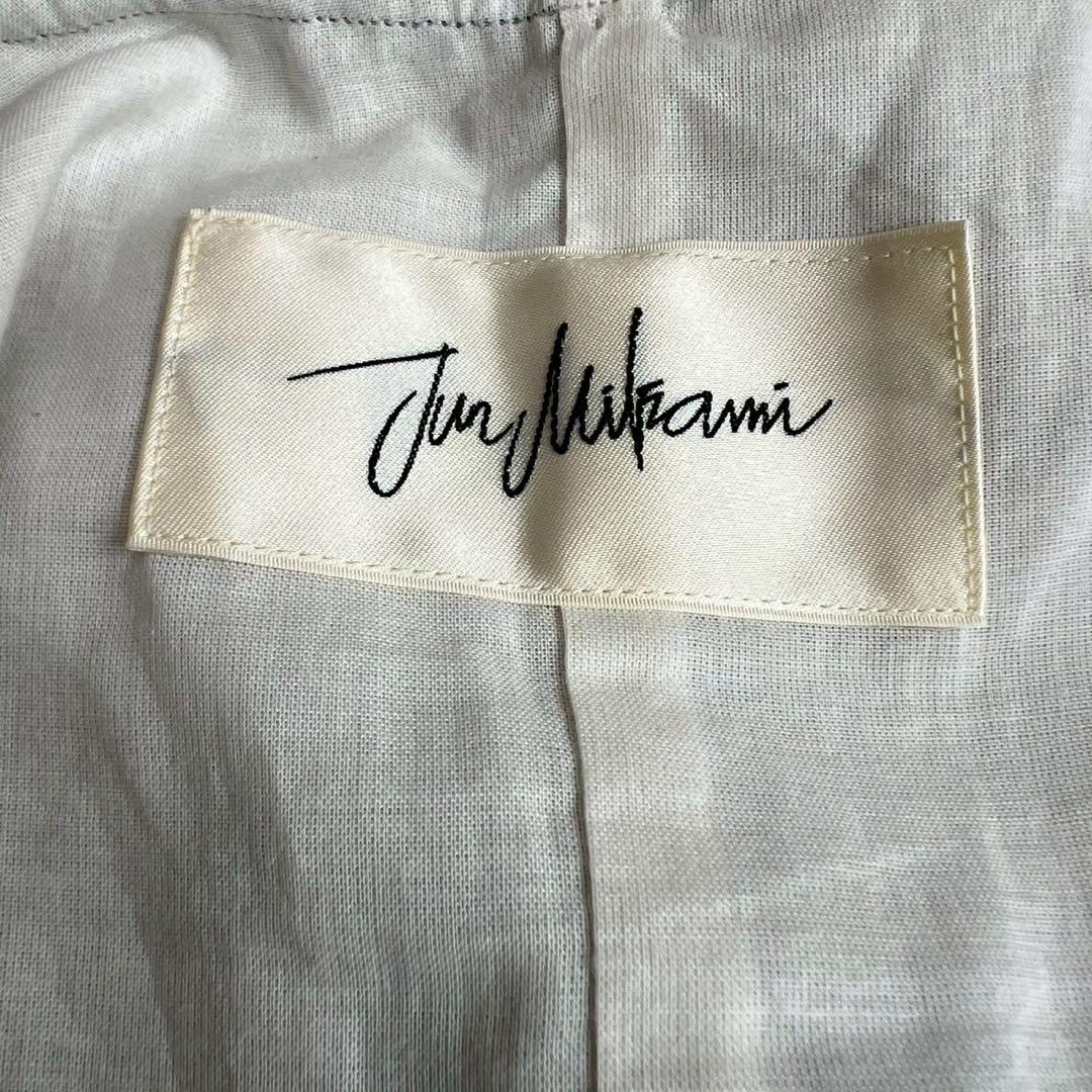 JUN MIKAMI 23SS ノースリーブプリントワンピース ベージュ