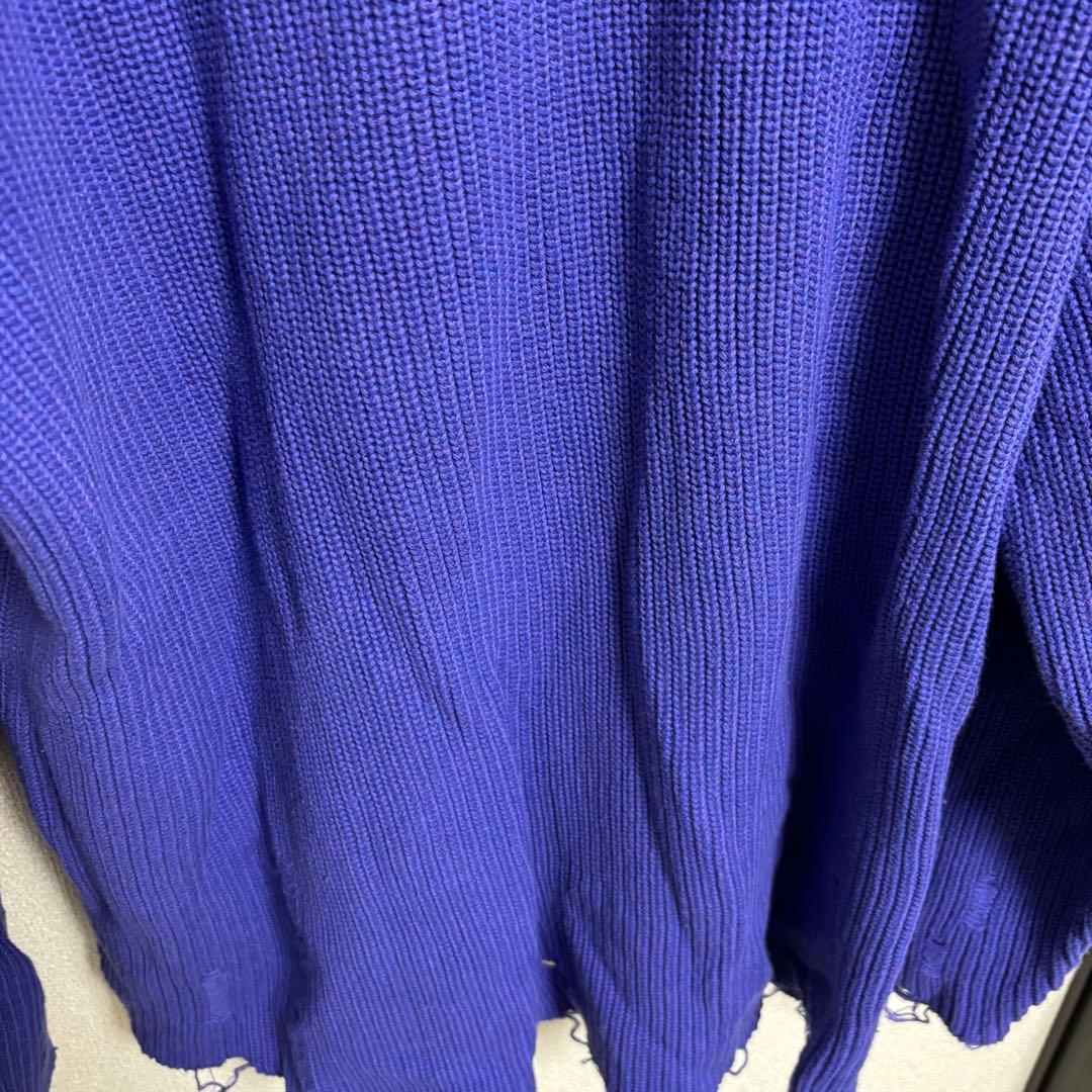 MB STANDARD ローゲージダメージニット　Lサイズ