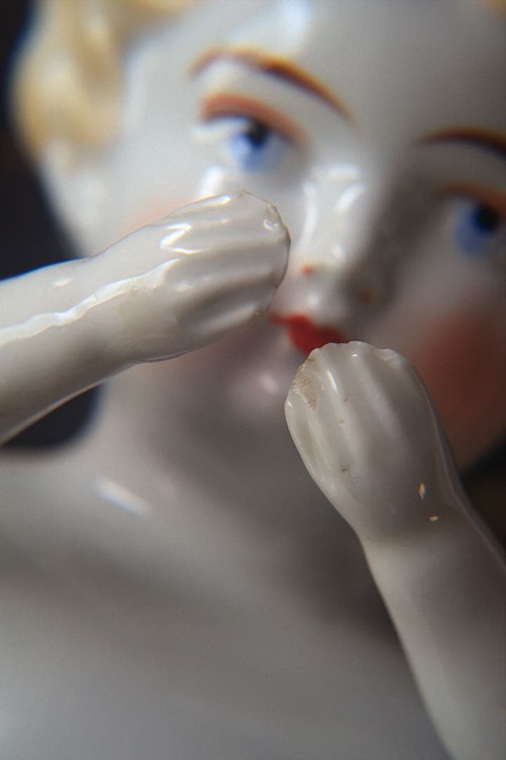 t*7様 アンティーク チャイナヘッドドール ビスクドール ドールハウス ドイツ