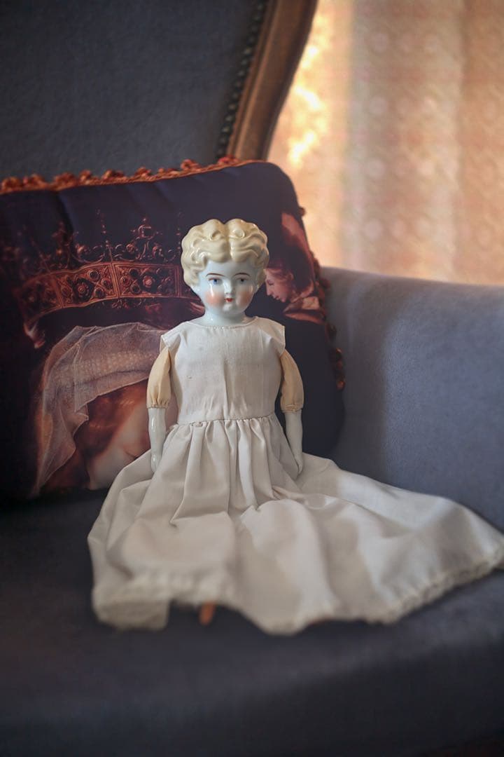 t*7様 アンティーク チャイナヘッドドール ビスクドール ドールハウス ドイツ