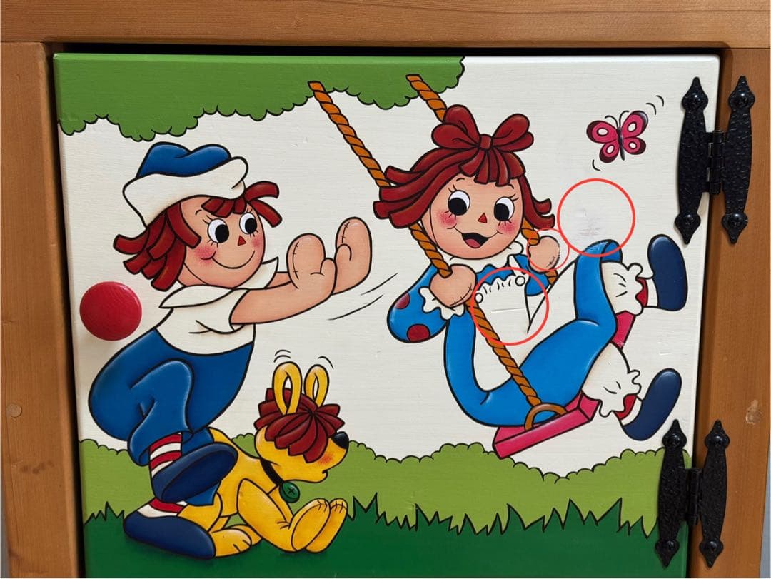 ラガディ　アン＆アンディ　カントリー　家具　 トールペイント