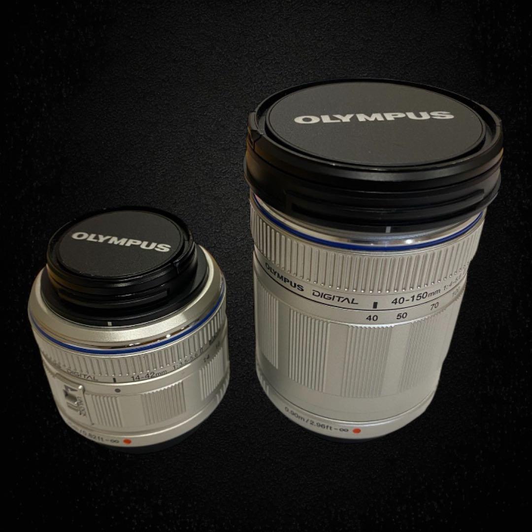 美品✨OLYMPUS PEN E-PL2 ダブルレンズキット ホワイトカラー