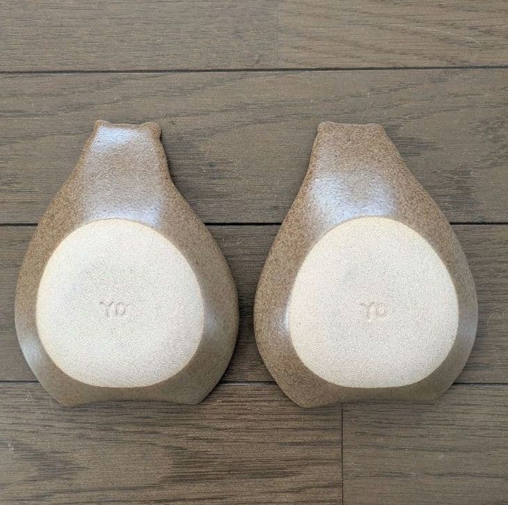 ②よしざわ窯（益子焼）　お皿、食器　くまセット　13点