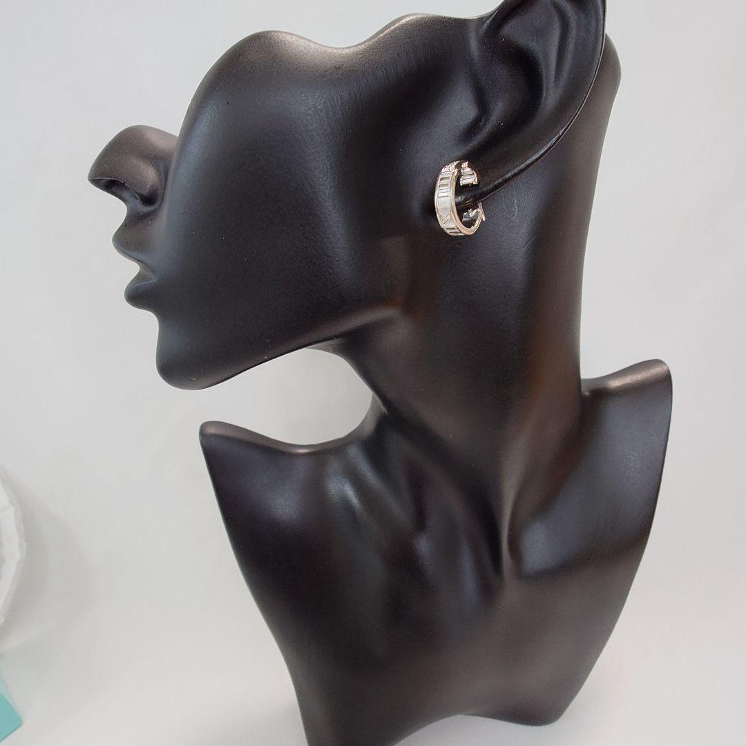 【新品仕上げ済】ティファニー アトラス ダイヤ フープ ピアス 片耳用 5849