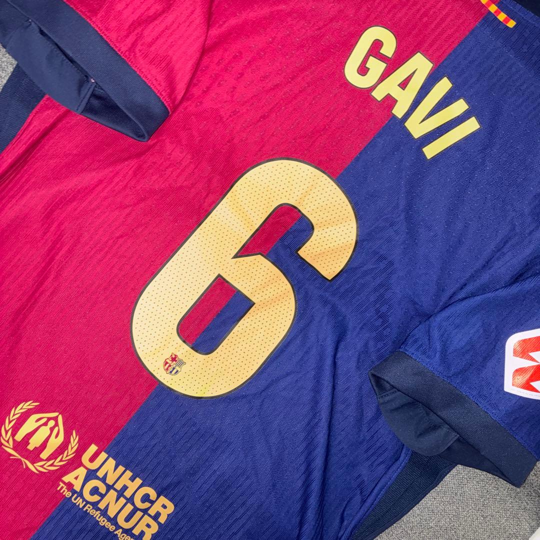 【正規品】バルセロナ 24/25 ホーム オーセンティックユニフォーム ガビ