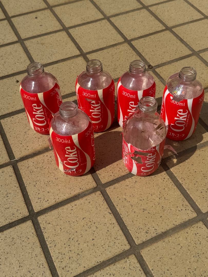 Coca-Cola 空ボトル 300ml 10本セット。