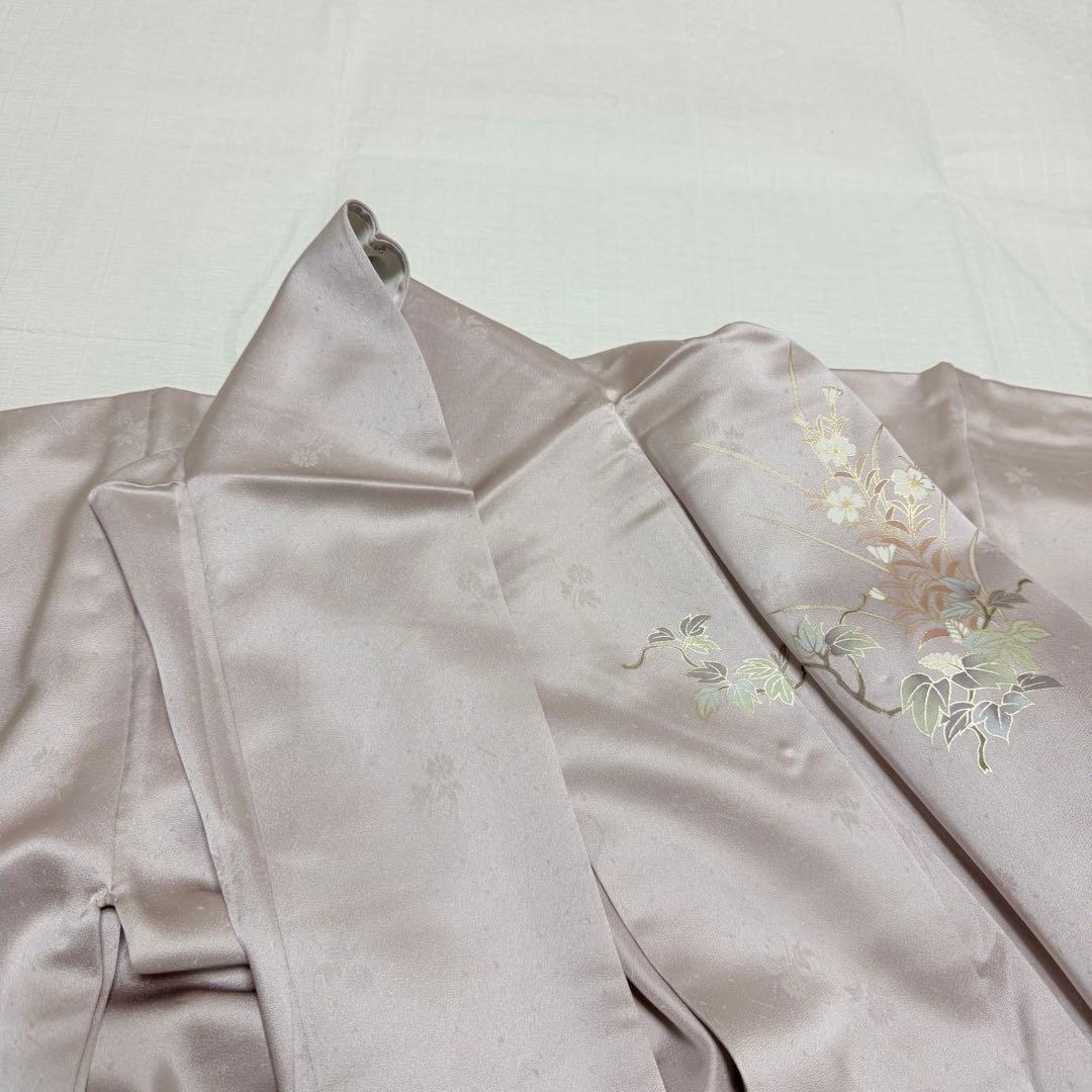 正絹 訪問着 着物 単衣 手描き 京友禅