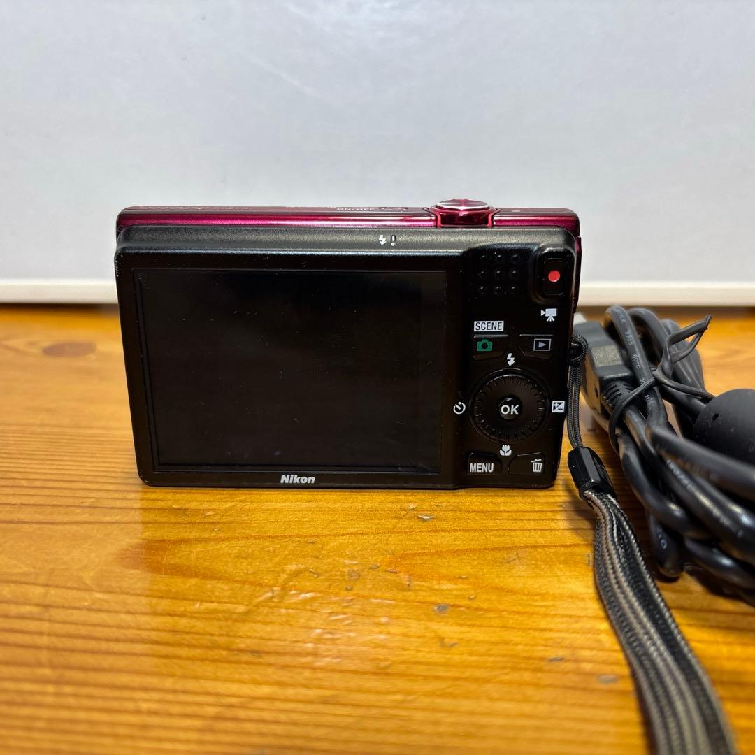 Nikon COOLPIX S6200 レッド コンパクトデジタルカメラ