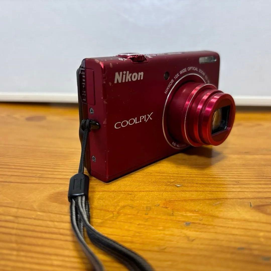 Nikon COOLPIX S6200 レッド コンパクトデジタルカメラ