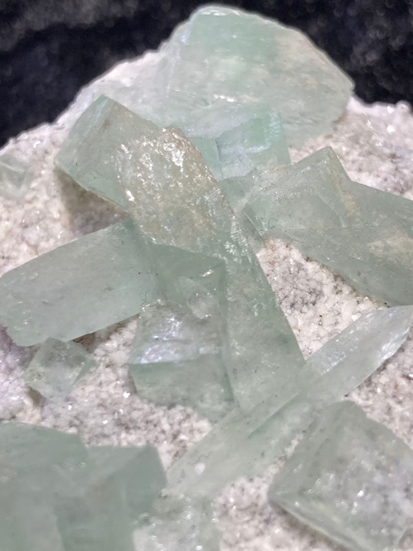 グリーンアポフィライト 原石 極上 クラスター 癒し 天然石 パワーストーン