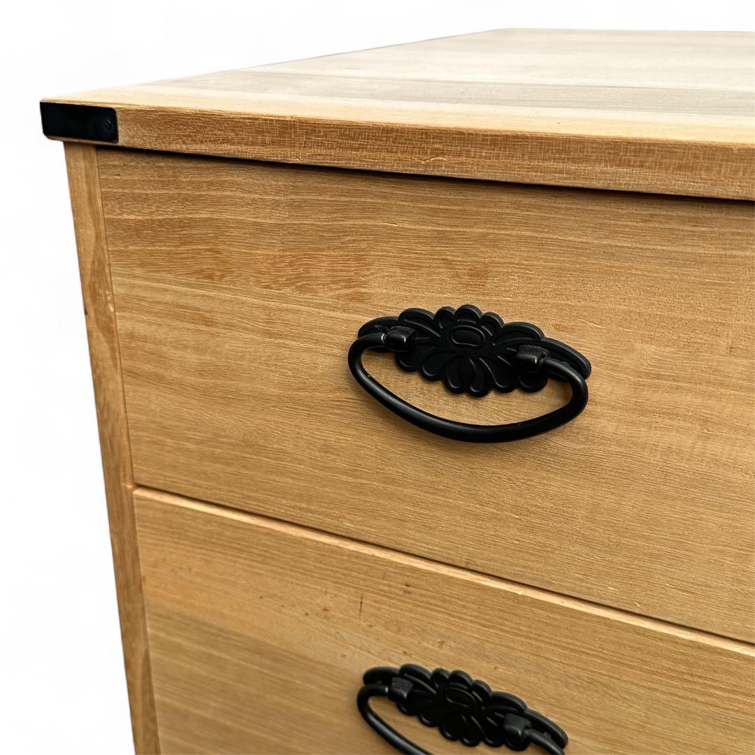 ハナコ様 2個セット 美品 天然桐 日本製 桐箪笥 マーゼルン 4段 衣装ケース