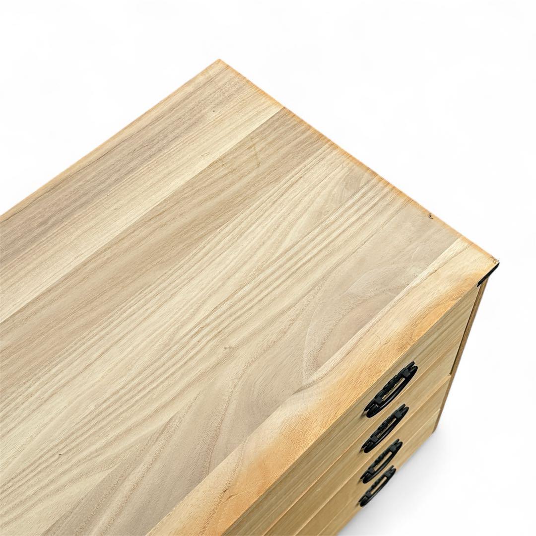 ハナコ様 2個セット 美品 天然桐 日本製 桐箪笥 マーゼルン 4段 衣装ケース