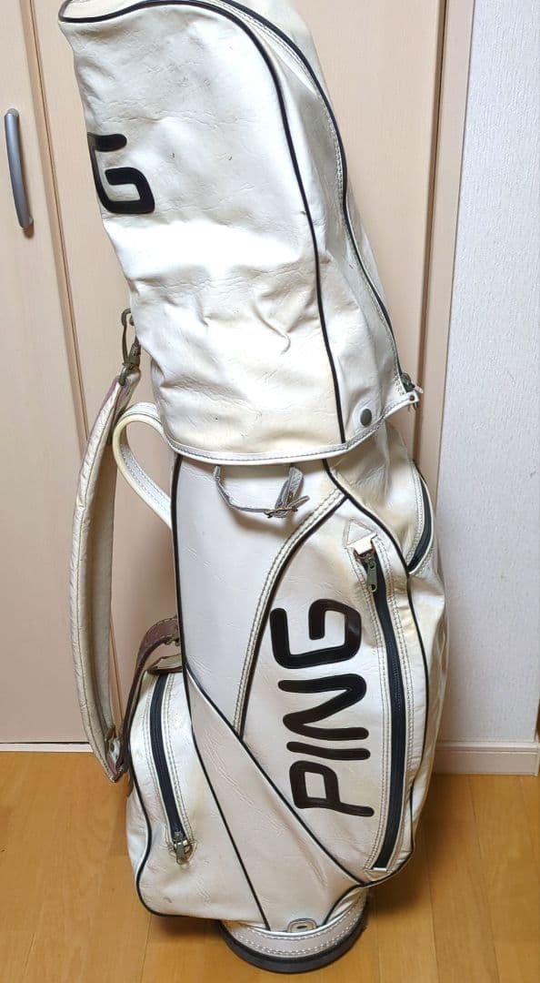 希少品‼️ヴィンテージPINGキャディバッグホワイト