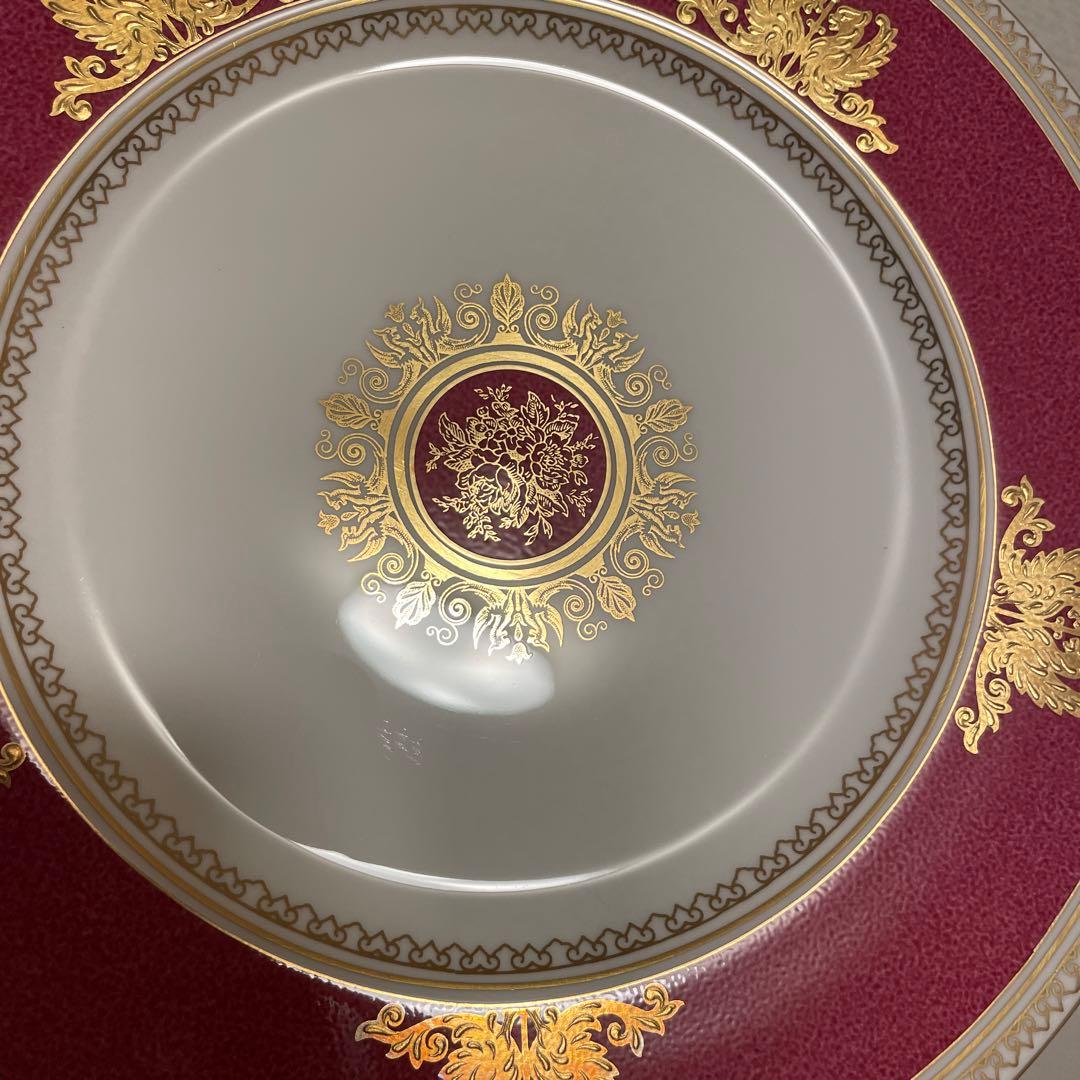 ウェッジウッド　コロンビア　パウダールビー　ディナープレート　22.5cm