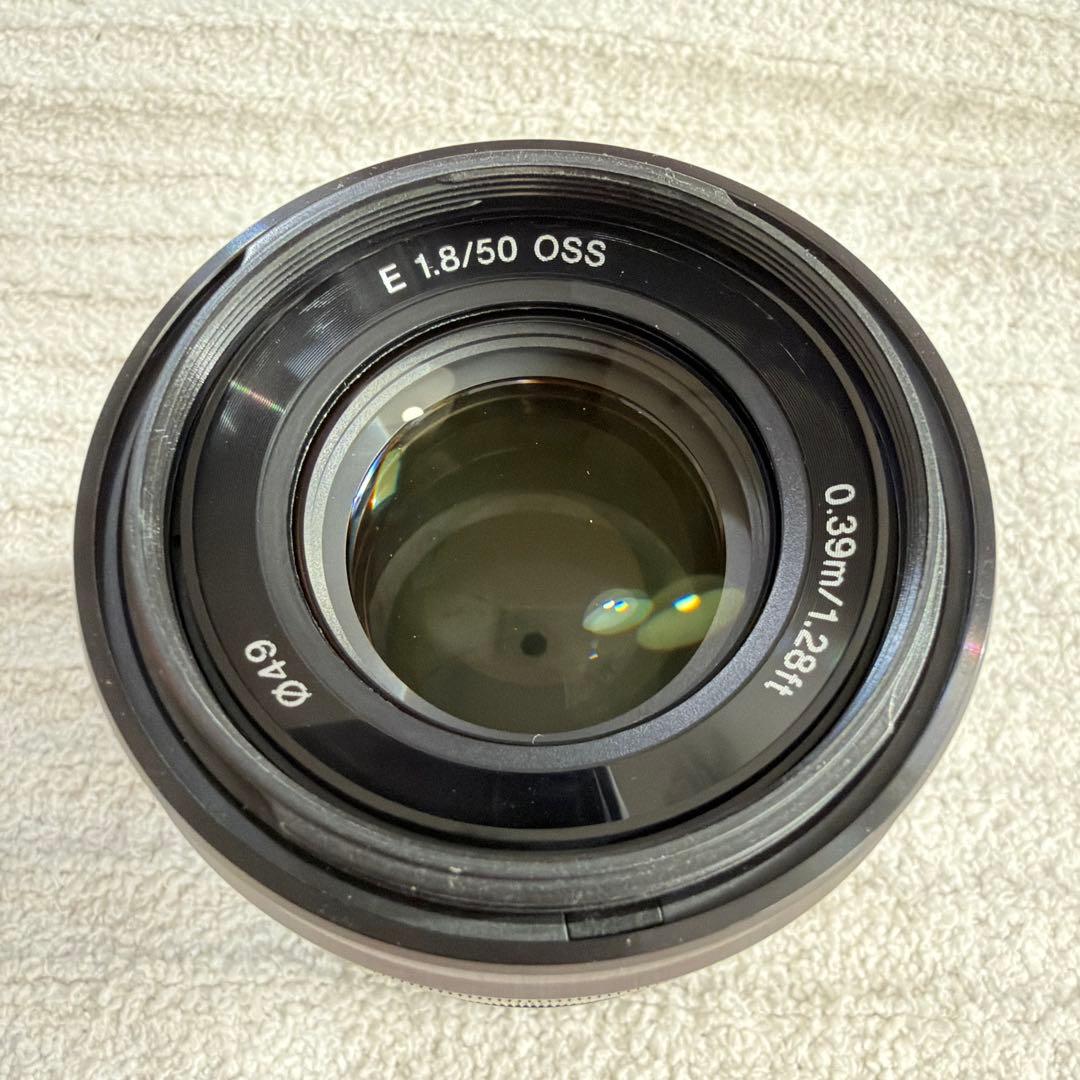 【良品・元箱完備】SONY E 50mm F1.8（フィルター付き）