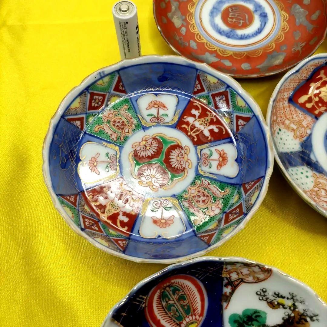 有田焼伊万里焼古伊万里大聖寺伊万里九谷焼古九谷豆皿小皿4寸皿10客アソートセット