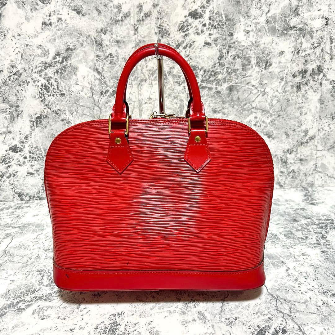 ルイ・ヴィトン Louis Vuitton アルマ ハンドバッグ エピ レッド