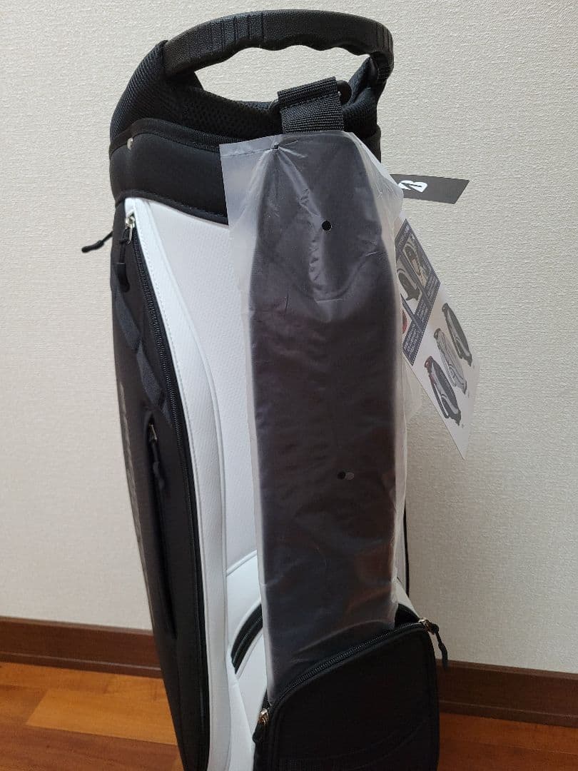 新品　ブリヂストン 軽量 CB2524 BK(黒) キャディバッグ 2025年