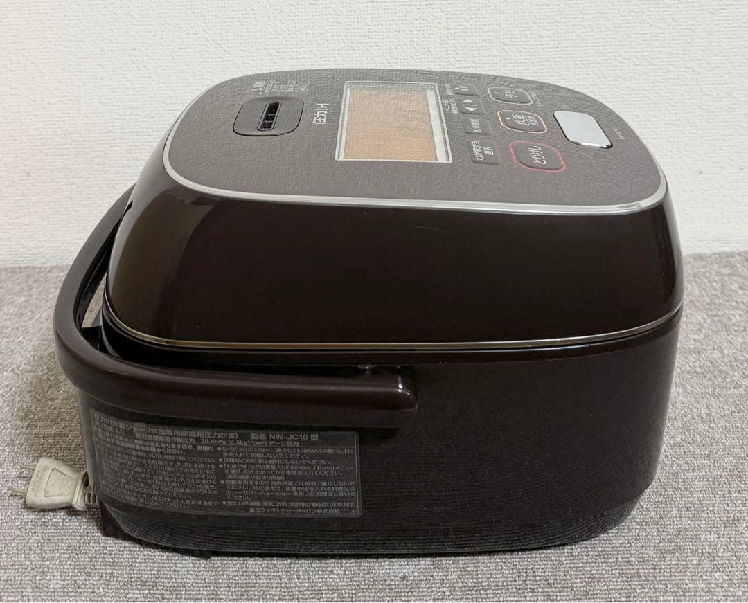 象印 極め炊き 圧力IH炊飯ジャーNW-JC10 動作保証