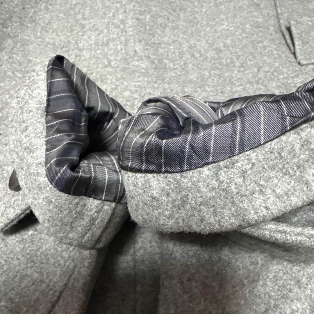 レア　ARTISAN ダッフルコート　グレー　カシミヤ　ウール　Ｓ　アルチザン