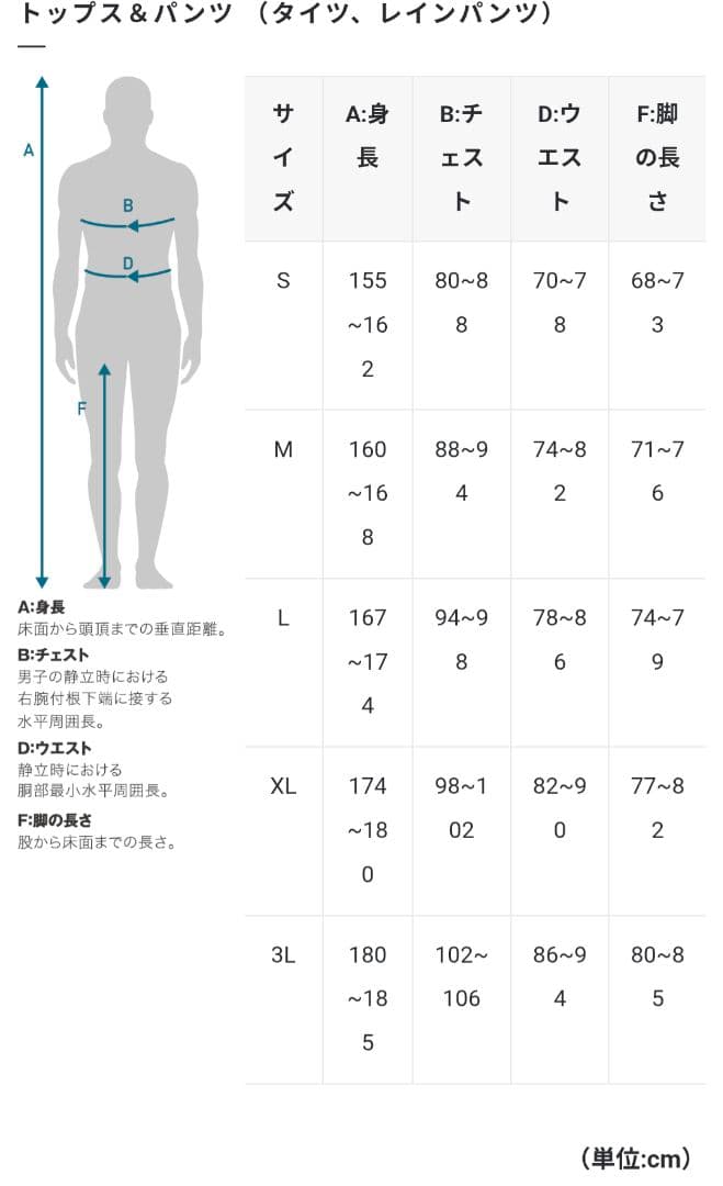 パールイズミ　コールド シェイド ビブ タイツLサイズ３DRパッド薄手