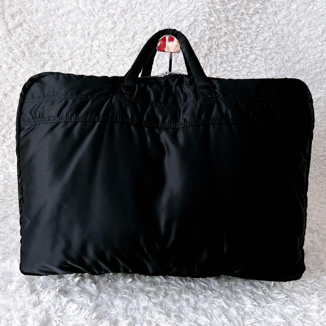 美品✨porter タンカー　2way 2層　ビジネスバッグ　ブラック