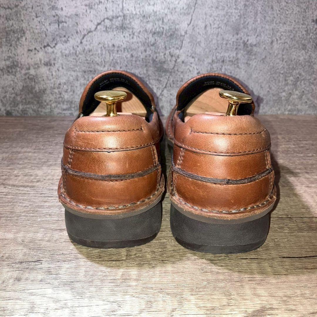 REGAL　リーガル　デッキシューズ　ブラウン　レザー　茶色　革