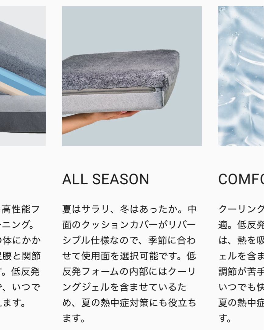 gugu ドギー 犬用ベッド Sサイズ グレー　クッションベッド　美品