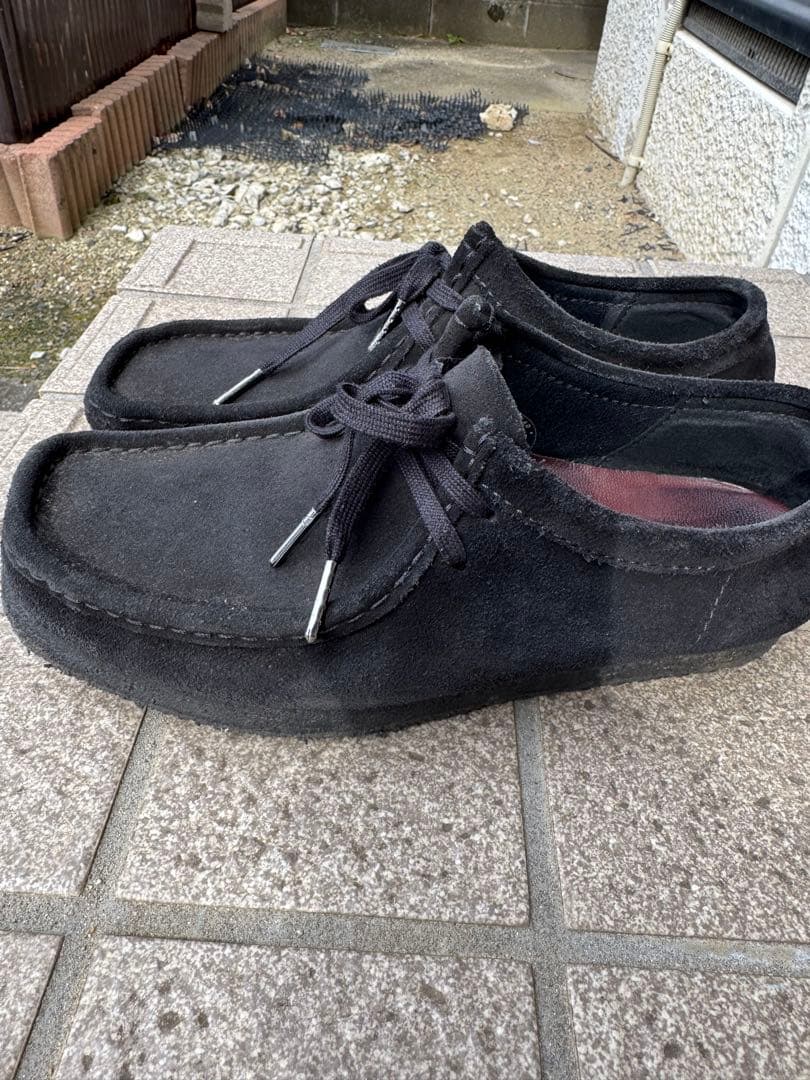 Clarks ワラビー 黒