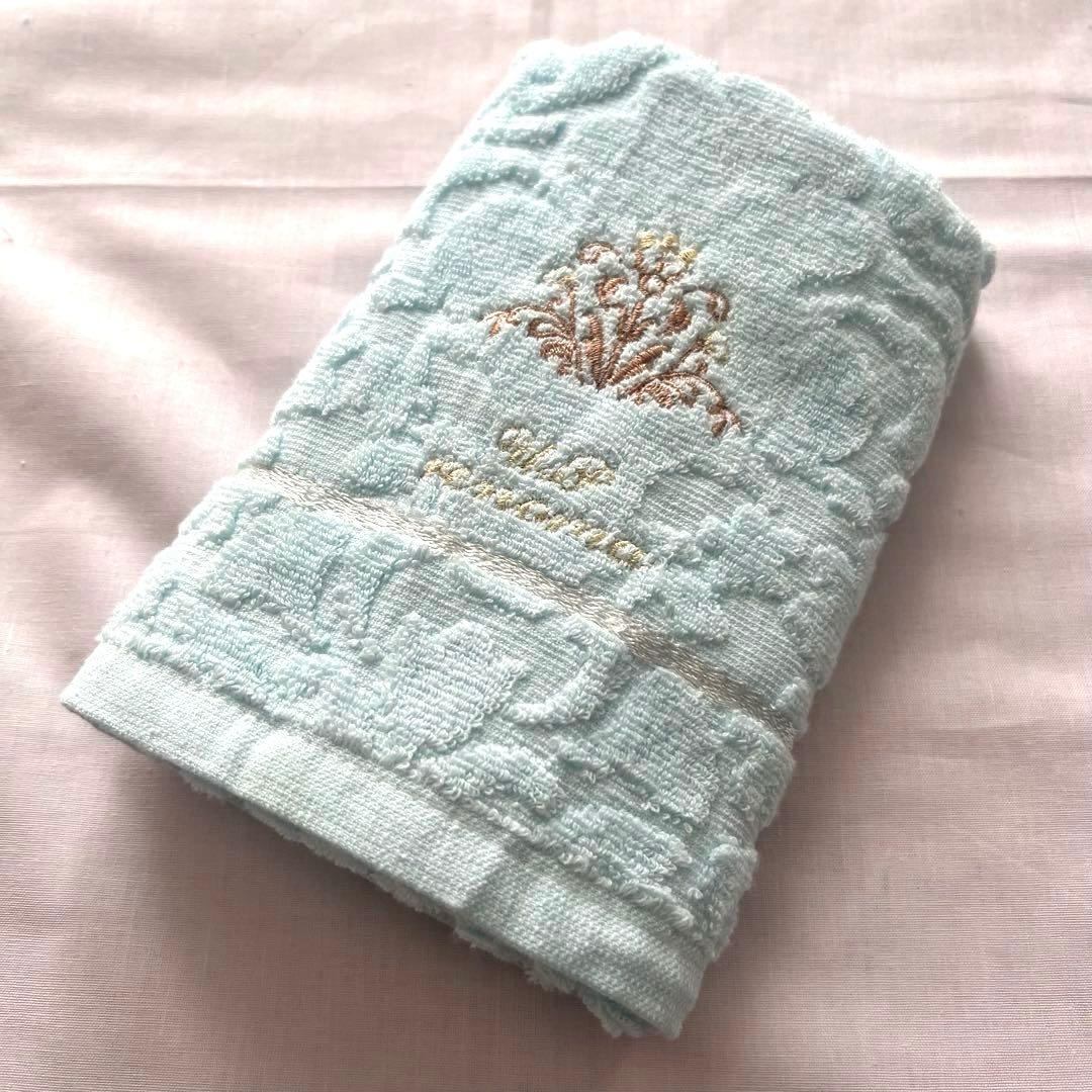 【未使用】❤️U.P renoma フェイスタオル　ブルー