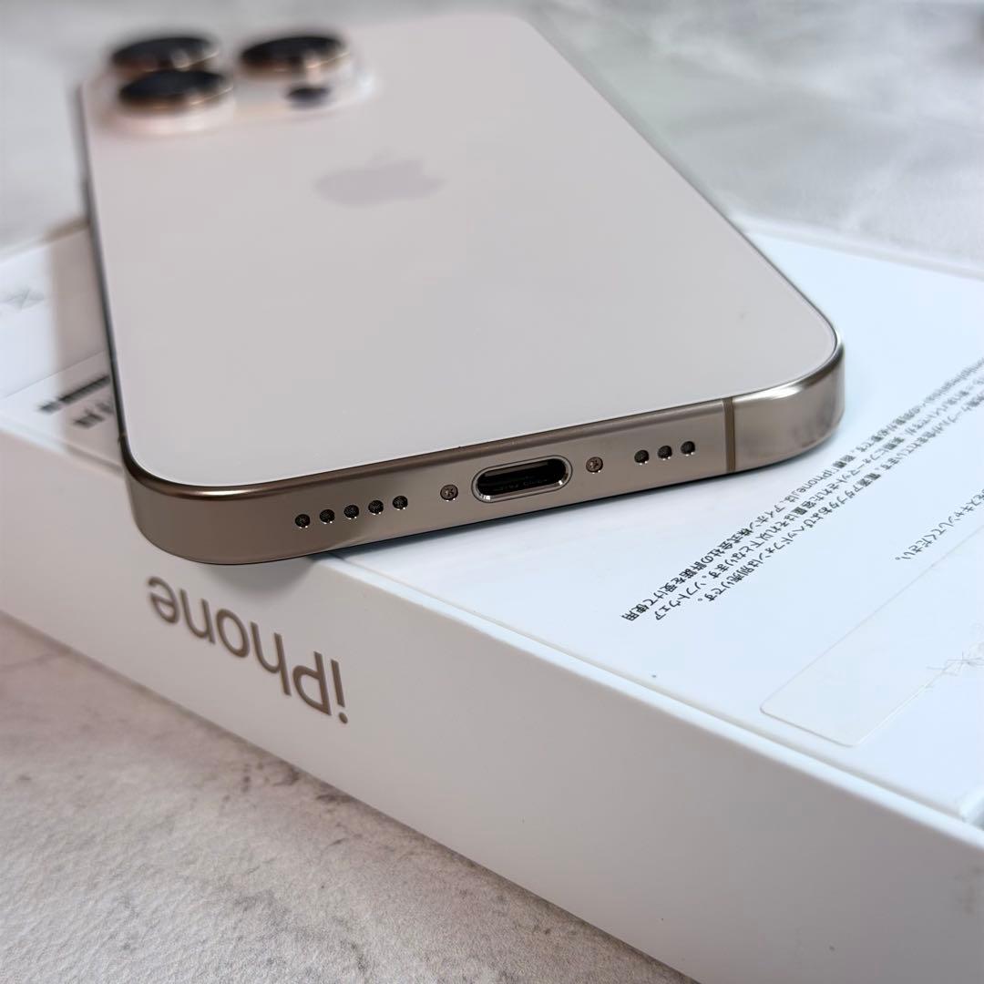 極美品 iPhone16 pro 256GB デザートチタニウム バッテリ91%