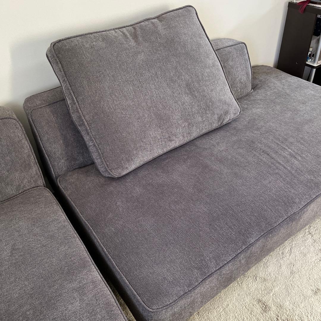 L字型ソファ②(こちらのみ購入可)