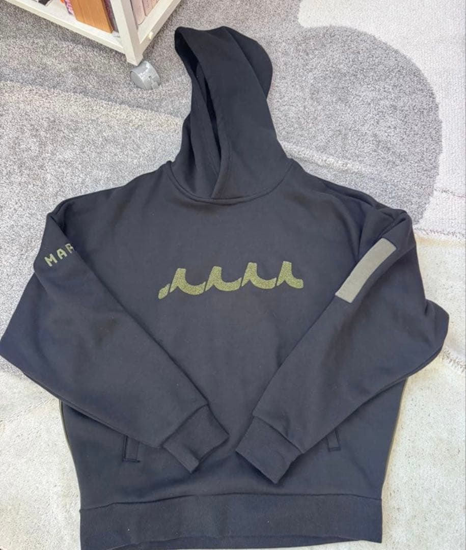 MUTA MARINE ゴルフ　プルオーバーパーカー 黒