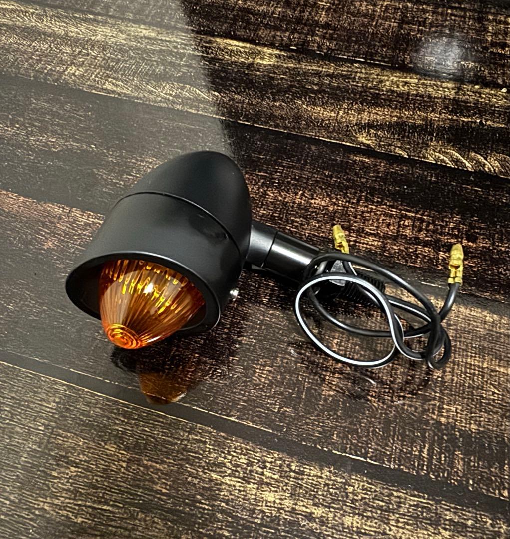 取り付けステー無し　ガレージT&F ビレットウィンカー(ブラック)KIT 未使用