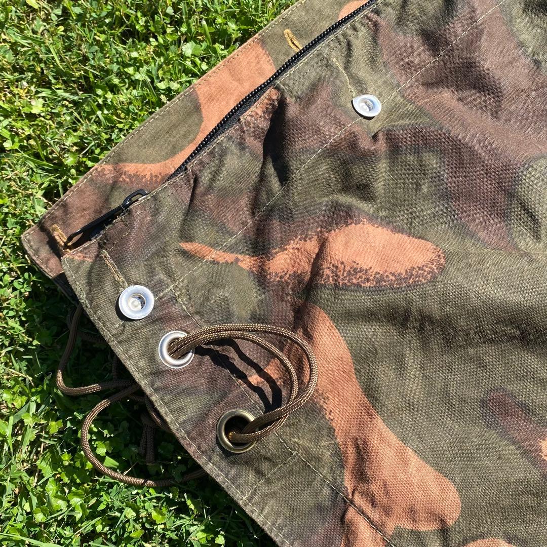 M*H様 【希少】ハンガリー軍　軍幕　テント　2枚連結　ファスナー付　ポール・ペ