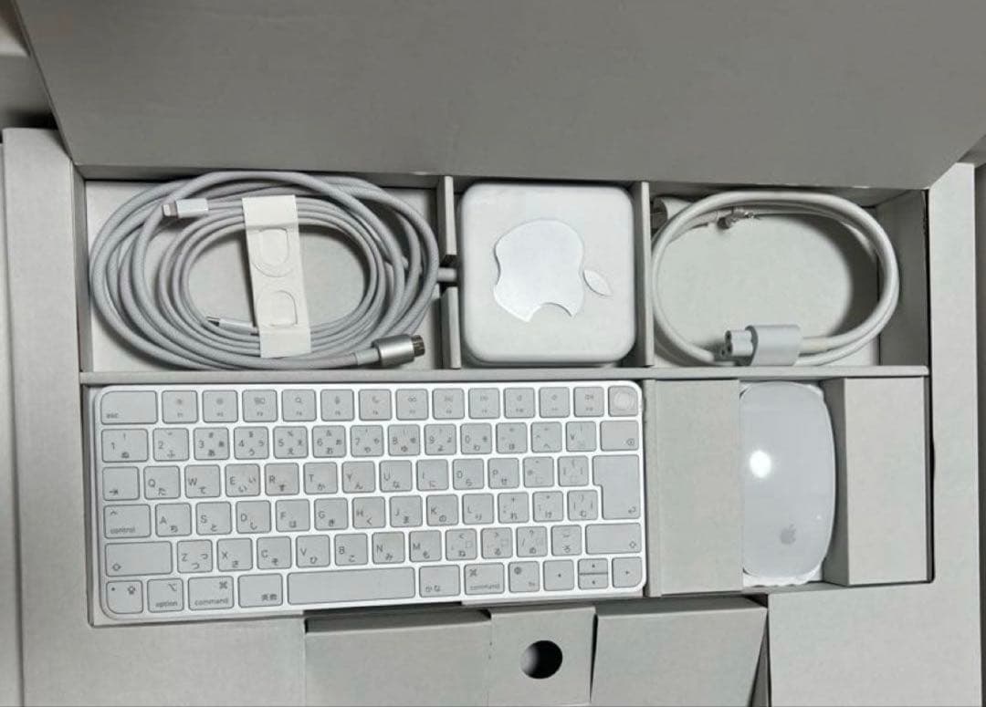 Apple iMac 24インチ シルバー 本体と付属品