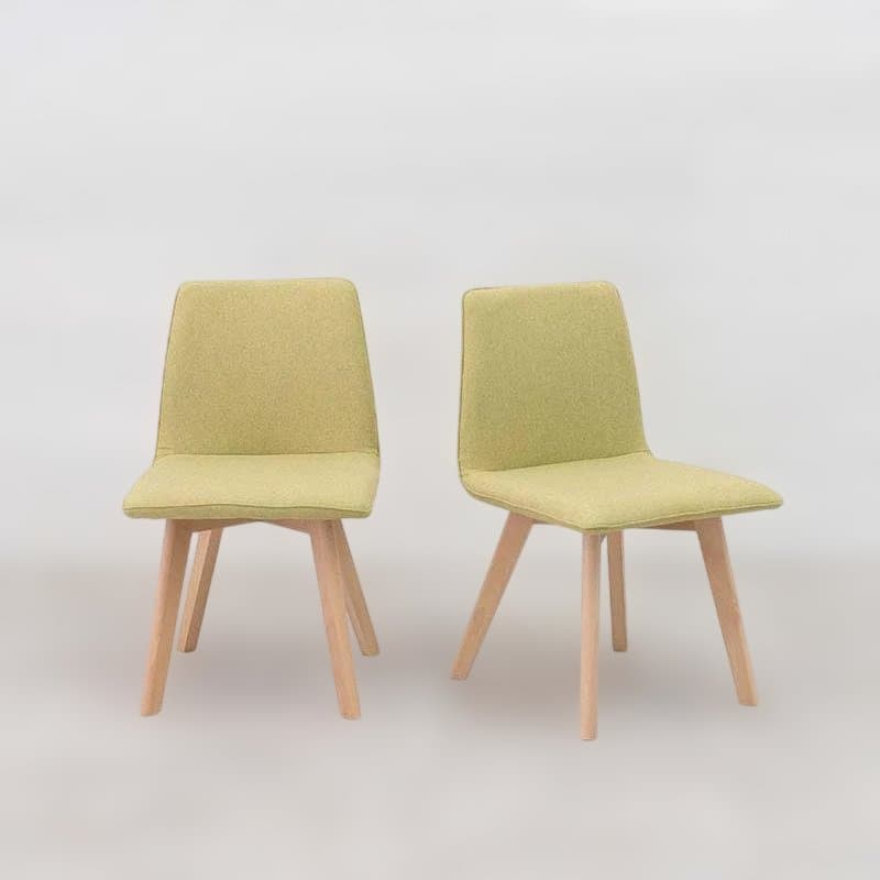 未使用品　ダイニングチェア　椅子　２脚セット　グリーン