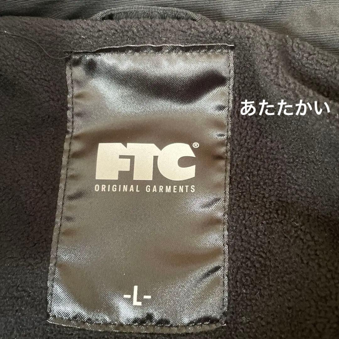 FTC ブラック ハーフジップジャケット L