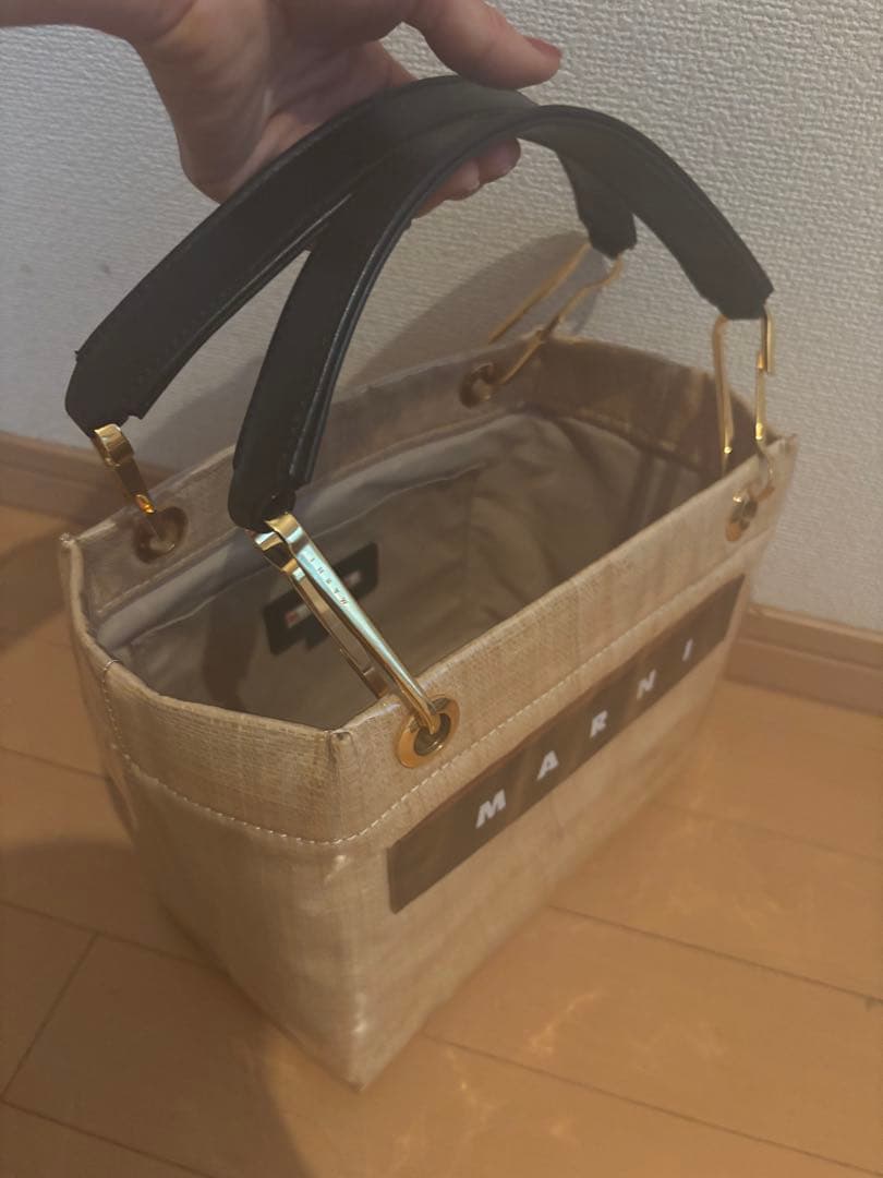 マルニ☆MARNI☆ハンドバッグ☆カゴバック☆クリア☆トート☆美品