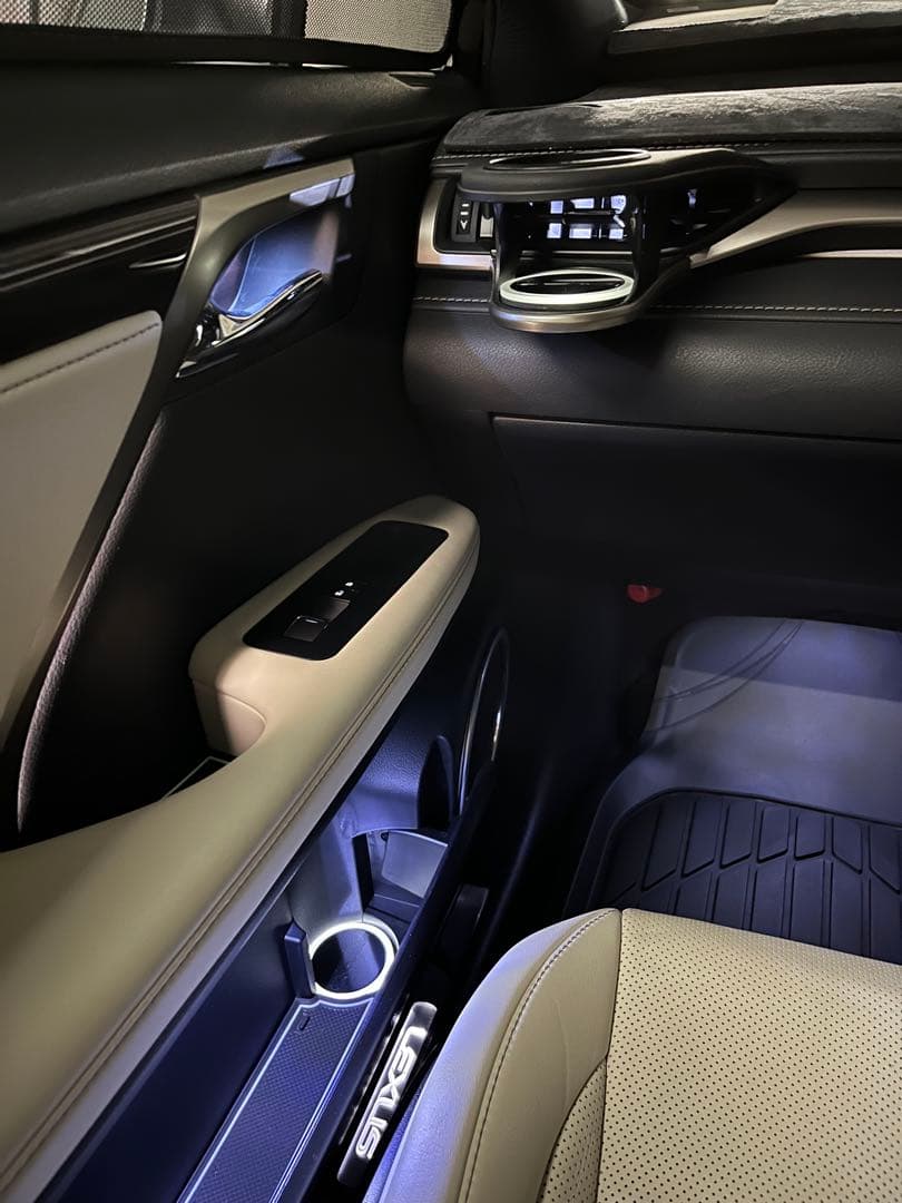 LEDカップホルダーイルミネーション ホワイト 2セット