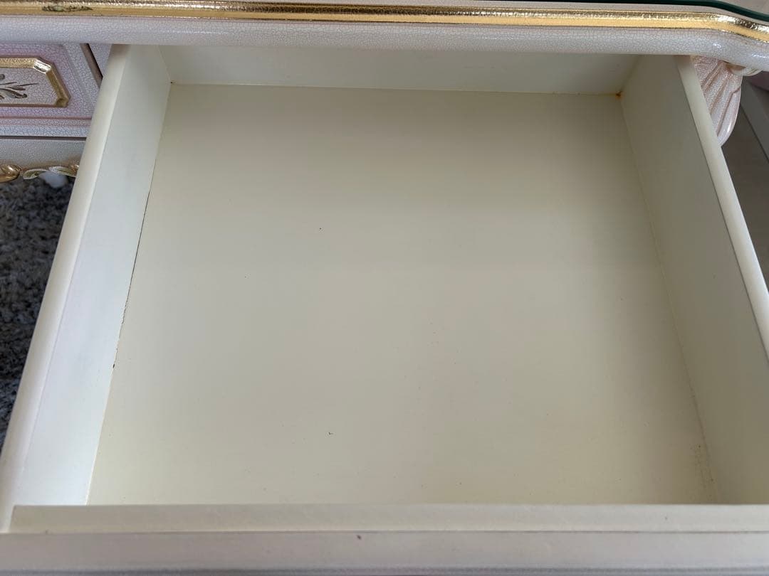 ロココ調　エレガントな猫足コンソールテーブル