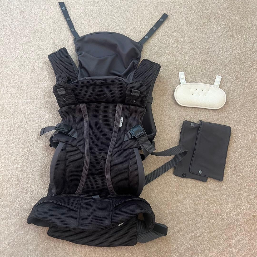 美品 Aprica アップリカ ラクリス ベビーキャリア 抱っこ紐