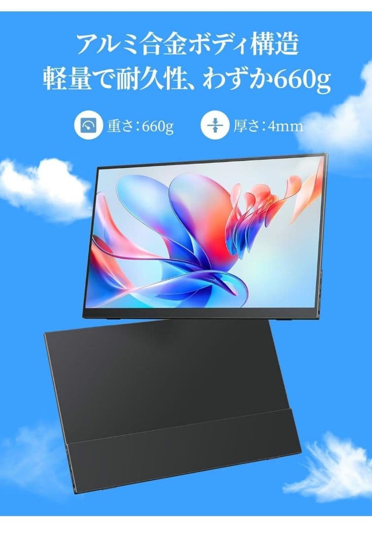 【状態良好】モバイルモニター cocopar 15.6インチ