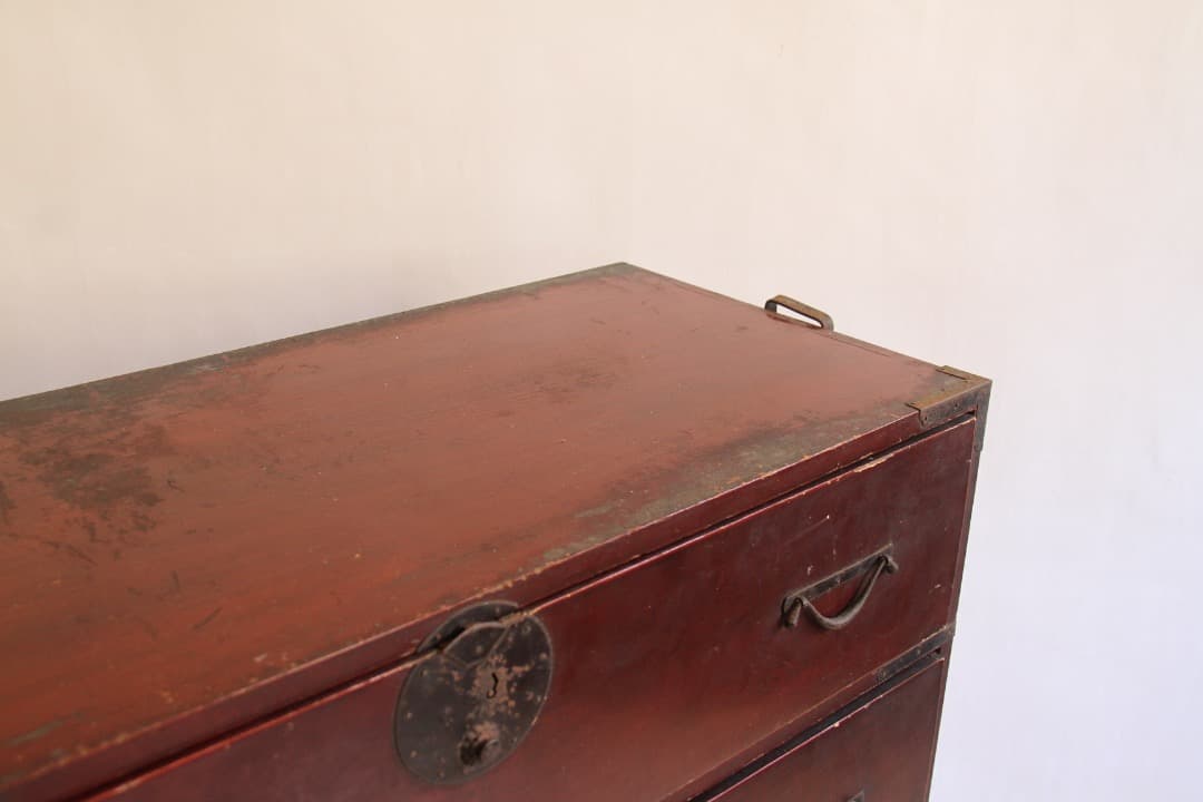 和箪笥　4段　古道具　古家具　ビンテージ　アンティーク　レトロ