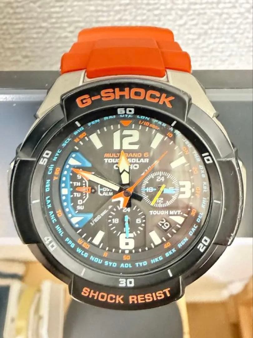 【極美品】G-SHOCK SKY COCKPIT GW-3000M-4AJF
