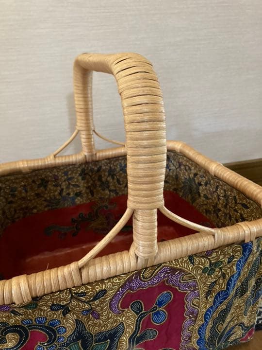 一閑張りカゴ　バスケット