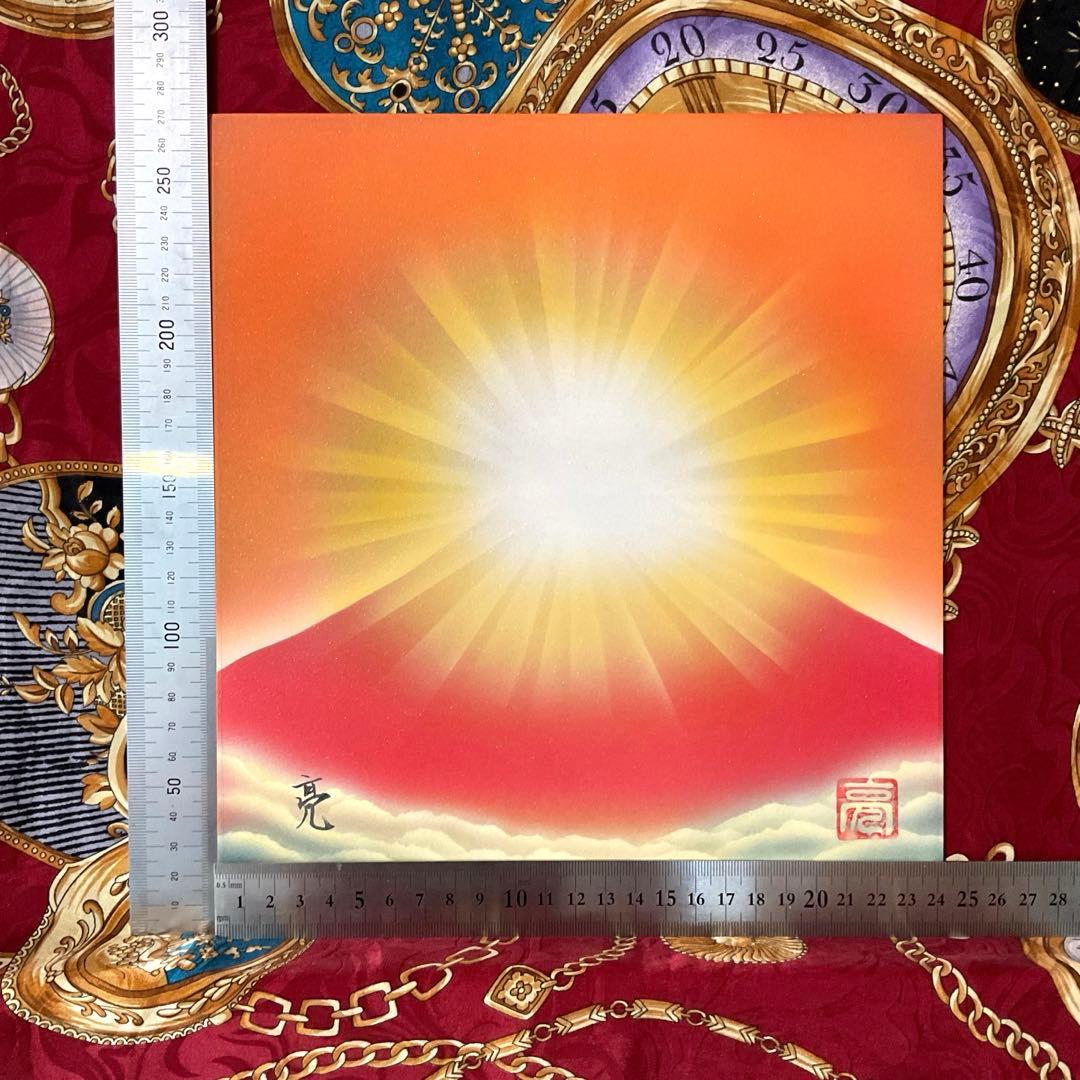 赤富士絵画新春セール｜ダイヤモンド赤富士強力エナジーアート金運仕事運上昇